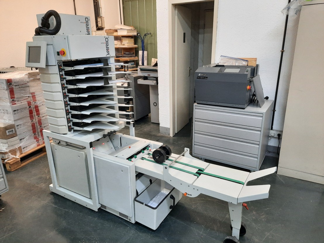 Alzadora Watkiss Vario 8 estaciones con BookMaster y TrimMaster ...